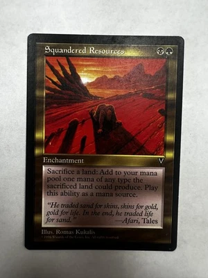 Squandered Resources *Visions* MTG Magic the Gathering - Image 1 of 2