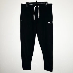 Felpa Calvin Klein donna nera con coulisse lounge jogger taglia L usata in ottime condizioni - Foto 1 di 8