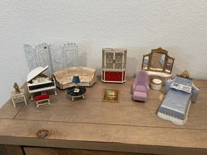 Lote De Muebles De Colección IDEAL Pequeña Princesa Casa De Muñecas + Acc. 16+ - Imagen 1 de 23