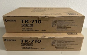 2 x Stück - Kyocera TK-710 Toner Kit - schwarz ( black) für FS-9130DN/9530DN - Bild 1 von 7