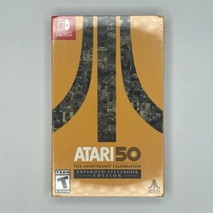 Atari 50: The Anniversary Celebration Expanded Steelbook Edition Nintendo Switch - Picture 1 of 4