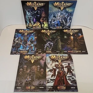 Lot of 7 Mutant Chronicles RPG Gaming Books Campaign Source Dark Symmetry - Picture 1 of 8
