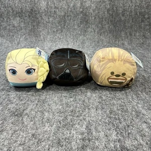 Star Wars Cubd Collectibles 3er Set Plüsch Darth Vader Chewbacca Disney Elsa - Bild 1 von 5