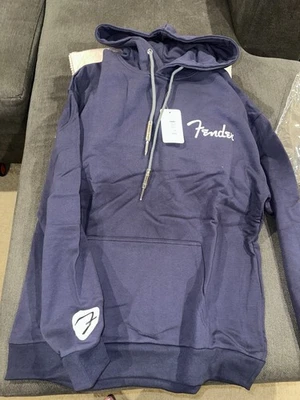 Fender Navy Blue Hoodie Sweatshirt Men’s XL - Image 1 of 4