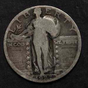1927 S Standing Liberty Quarter Good  Lot 2731 - Picture 1 of 2