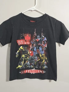 Y2K Vintage 2007 Transformers Autobots Optimus Prime T-Shirt Youth Size 5/6 - Picture 1 of 8