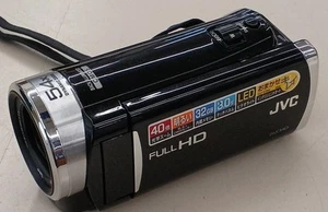 JVC GZ-E265-B Full HD Camcorder 32GB Memory 40x Optical Zoom Tested - Picture 1 of 13