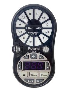 Roland VT-12-BK Vocal Trainer Ultimate Pocket Vocal Coach Black Handheld Japan - Picture 1 of 24