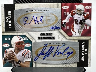 2011 SAGE #A43 Rob Housler / Jeff Van Camp Dual Autographs 88/200 - Image 1 of 4