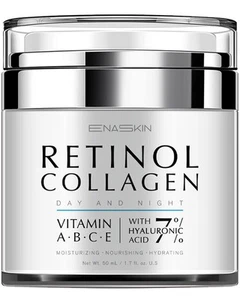 Retinol Cream for Wrinkles: Face Neck Collagen Cream for Tightening Skin - An... - Picture 1 of 9