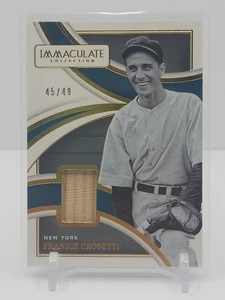 FRANKIE CROSETTI 2022 TADELLOSES SPIEL GEBRAUCHT BAT RELIKT! #45/49! SP! - Bild 1 von 2