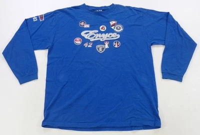 Camiseta manga larga ENYCE Spell Out All Borough 02-03 años 2000 azul talla 2XL rara de colección Foto 1 de 4