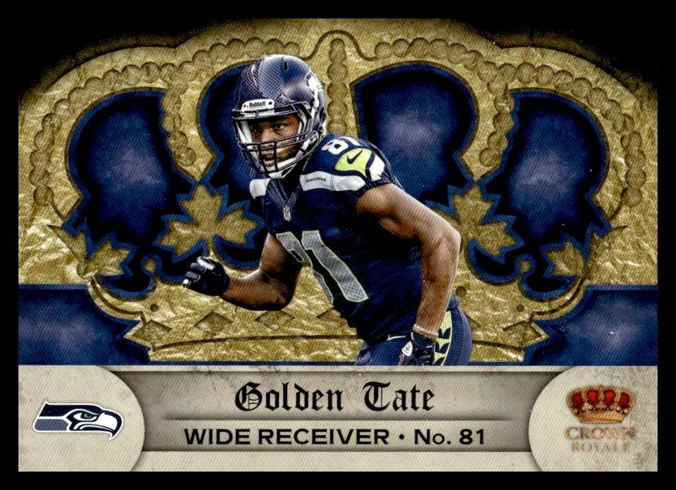 2012 Panini Crown Royale Retail #133 Golden Tate Seattle Seahawks - Image 1 of 2