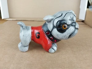 Vintage UGA Georgia Bulldogs Bulldogge Keramik Figur - Bild 1 von 9