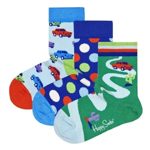 Happy Socks Children Socks Unisex, 3 Pack - Gift Box, Organic Cotton, Color... - Picture 1 of 7