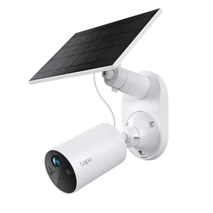 TP-Link 𝗧𝗮𝗽𝗼 SolarCam C402 Kit, Outdoor Battery Camera w/Solar Panel Base... - Picture 1 of 8