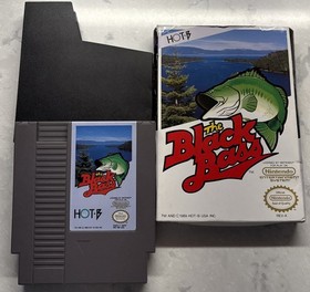 Black Bass (Nintendo Entertainment System, 1989) w/ Box + Dust Cover TESTED NES