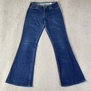 Vintage Mudd Flare Jeans Womens 7 (27x32) Blue Low Rise Bootcut Grunge 90s Y2K - Picture 1 of 14