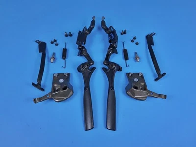 96-02 BMW E36 Z3 ROADSTER CONVERTIBLE TECHO SUPERIOR BLOQUEO DELANTERO JUEGO DE MANIJAS Foto 1 de 4