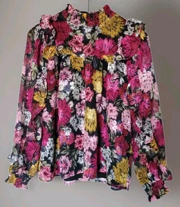 Adelyn Rae Pequeña Blusa Floral Camisa Multicolor - Imagen 1 de 12