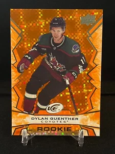 2022-23 UD Ice Rookie Dylan Guenther Orange #114 Rookie RC - Picture 1 of 2