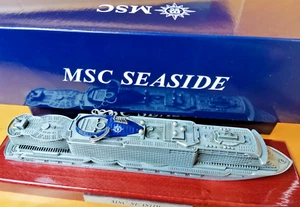 *MSC SEASIDE* Cruise Ship Ship Model from Collection, Solid Metal with Original Packaging - Picture 1 of 8
