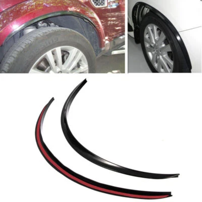 Autos Fender Flare Wheel Lip Protector Car Wheel Arch Moulding Trim Decor Strips - Image 1 of 4