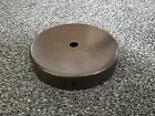 100mm Brass Ceiling Base Plate 10mm Centre Hole (Old English - No Packaging)