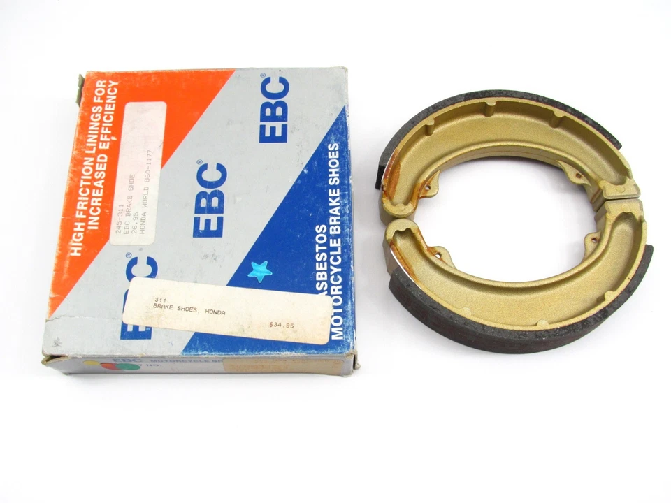 EBC NOS H311 BRAKE SHOES HONDA MR250 MT250 XL250 XL350 Foto 1 de 4