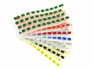 Fluorescent rubber keyboard mat for ZX Spectrum 16k / 48k, white - Picture 1 of 2