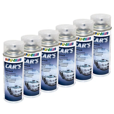 Klarlack 6 x 400 ml Lack glänzend Sprühlack Klar DUPLI-COLOR Lackspray 385858 - Bild 1 von 4