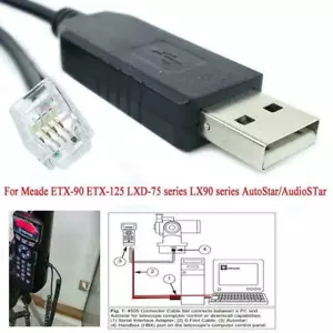 Teleskop-zu-PC-Kabel für Meade ETX-125 ETX-90 LX90 LXD-75 ETX-70- - Bild 1 von 9