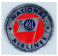 1930's-50's National Airlines Vintage Original S88E