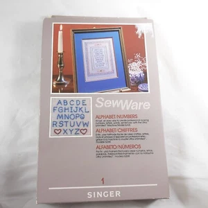Singer SewWare Alphabet Numbers Cartridge Vintage Sewing Software - Picture 1 of 3