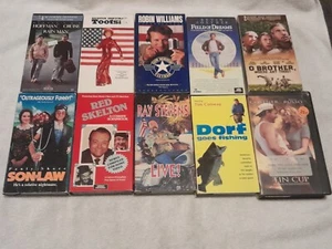 Random VHS Movie Lot Of 10: Comedy - Picture 1 of 4