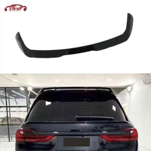 For BMW X7 G07 M-Sport 2019-2021 Rear Lip Spoiler Wing In Glossy Black ABS - Picture 1 of 11