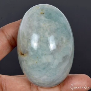 Huge 900 Ct Natural Untreated Aquamarine Oval Cabochon Museum Size Loose Gems - Picture 1 of 5
