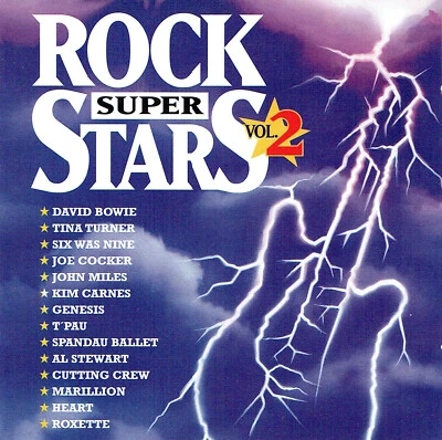 (CD) Rock Super Stars Vol. 2 - David Bowie, Kim Carnes, Genesis, T'Pau, u.v.a. - Bild 1 von 2