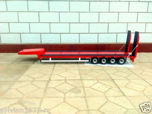 4-axle Large Aluminum Semi Trailer w/ Retract for all Tamiya 1/14 Tractor Truck - Picture 1 of 8