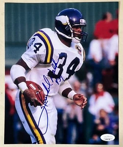 Herschel Walker Signed 8x10 Photo - JSA COA - Minnesota Vikings NFL - Picture 1 of 3