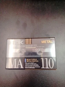 VTG TDK MA 110 Metal Cassette Tape Type IV - Sealed New Old Stock - Picture 1 of 1