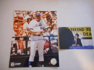 Frank Howard NY Mets Coach Autographed 8 X 10 Photo - Picture 1 of 4