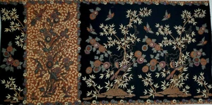 Tela de algodón con motivos textiles Batik 39 X 78 - Imagen 1 de 4