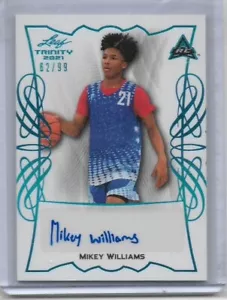 Mikey Williams 2021 Leaf Trinity ARC SP Auto #62/99 - Bild 1 von 2
