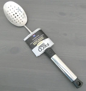 NEW Ekco Endura Soft Sides Stainless Slotted Cooking Spoon Skimmer Comfort Grip - Imagen 1 de 4