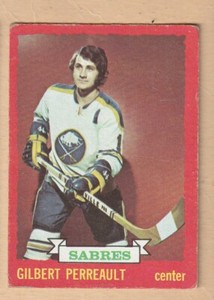 HOCKEY CARD NHL 1973-74 GILBERT PERRAULT BUFFALO SABRES  OPC  #70