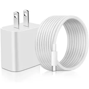 Original USB-C Fast Charger For iPhone 16 15 14 13 12 11 Pro Max XS Type C Cable - Picture 1 of 53