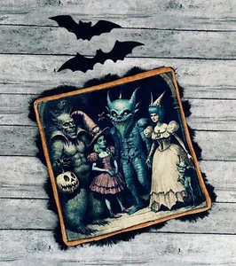 Horror Monsters Crinkle Toy Baby Frightful Halloween Nightmare Scare - Picture 1 of 1