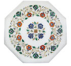 12 Zoll x 12 Zoll Marmor Kaffeemitte Tischplatte Mosaik Malachit Einlage Haus Garten Dekor