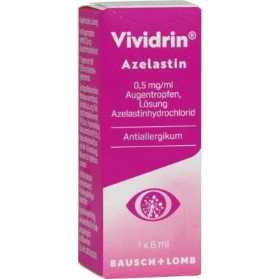 DR. GERHARD MANN CHEM.-PHARM FABR. VIVIDRIN Azelastin 0,5 mg/ml Augentropfen 6 ml PZN 12910546